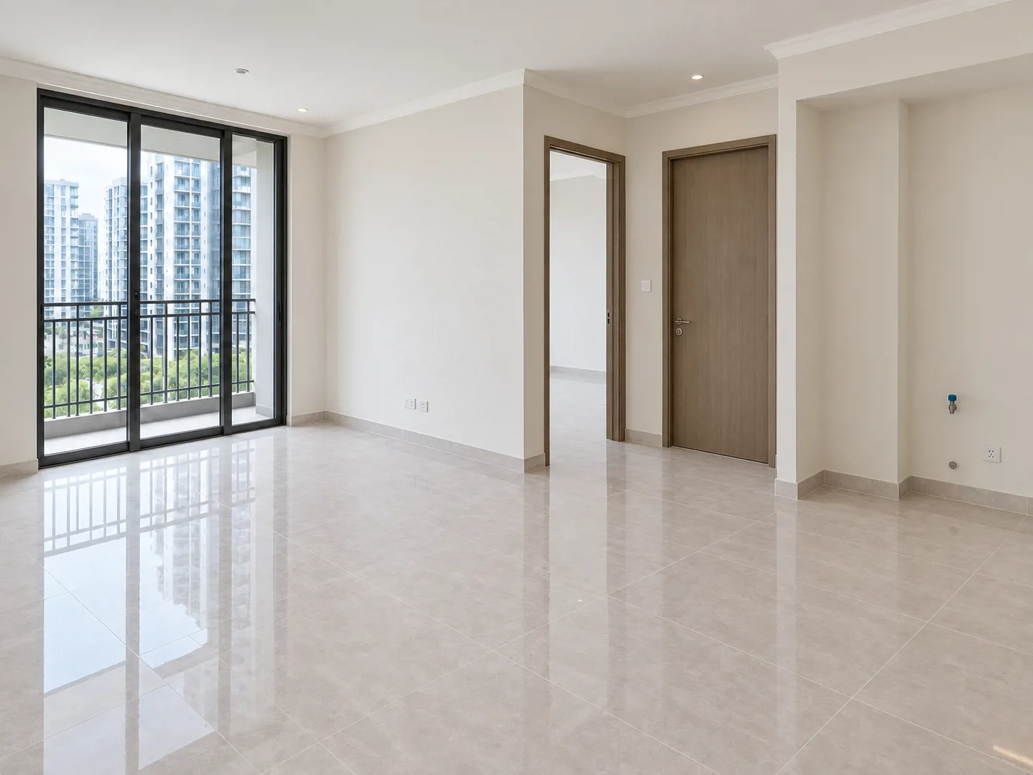 Kondisi sebelum dikerjakan — Interior Apartemen Klasik di Jakarta Selatan