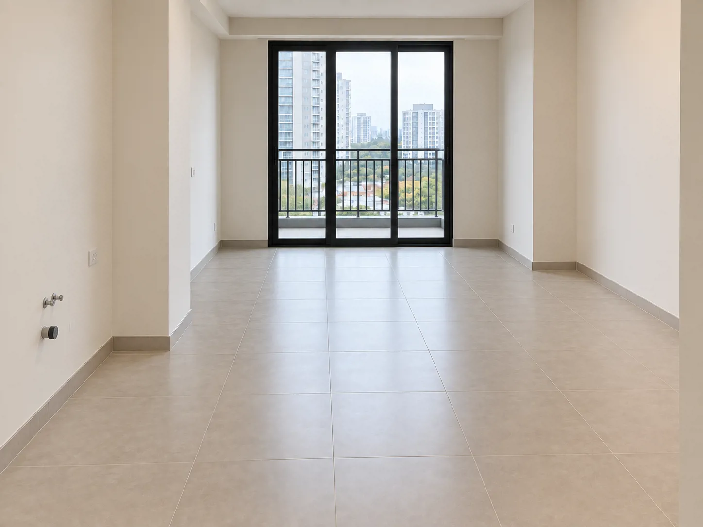 Kondisi sebelum dikerjakan — Interior Apartemen Studio WFH di Tangerang Selatan